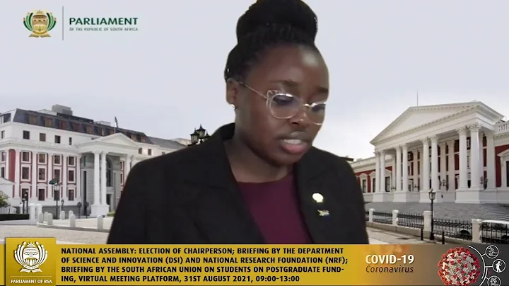 Portfolio Committee on Higher Education, Science and Technology, 31st August 2021
