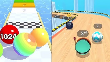 Ball Run 2048 Vs Sky Rolling Balls All Levels Gameplay #105 ( Android & IOS GamePlays )