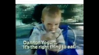 Dannon Yogurt Commercial 1976