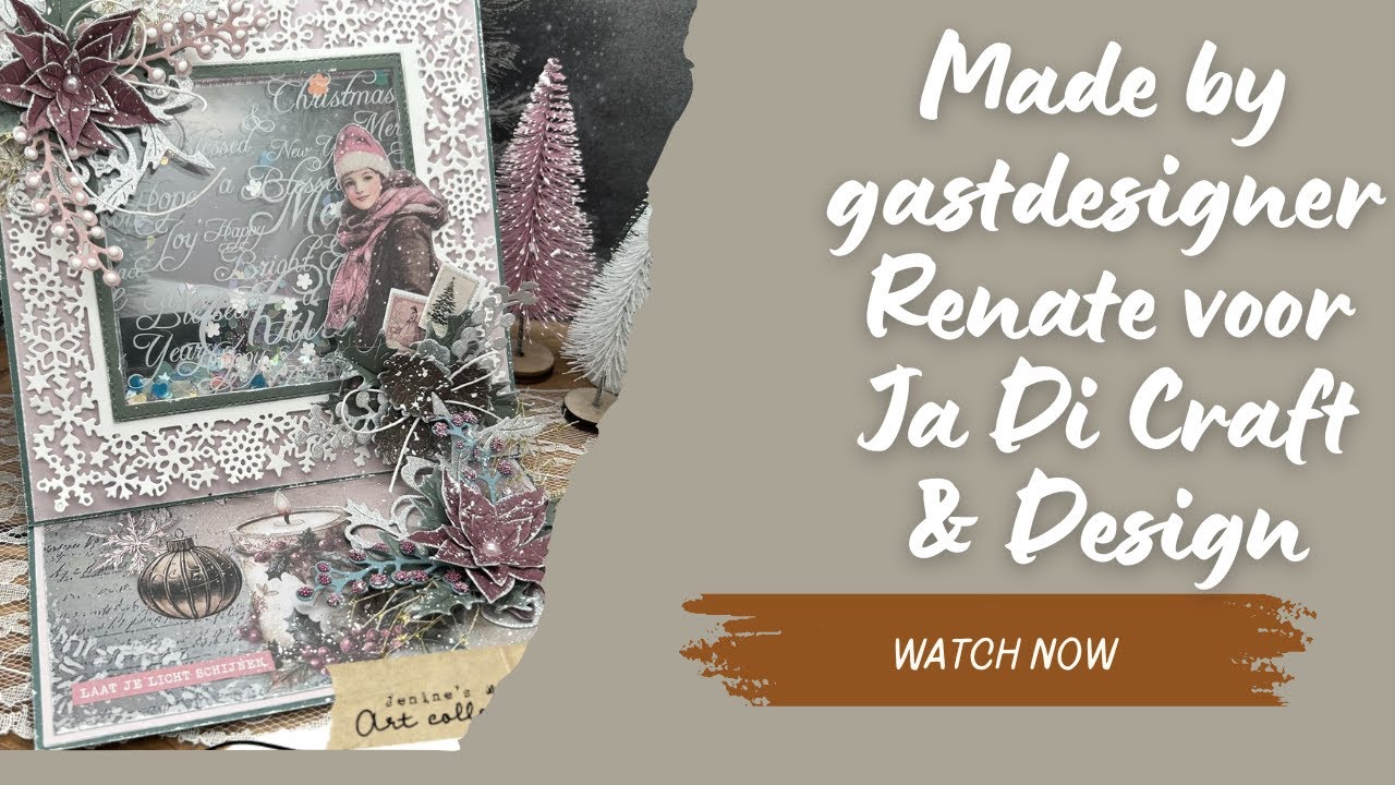 Facebook Live Gastdesigner Renate voor Ja Di Craft & Design