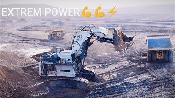 UNSTOPPABLE Power: Liebherr 996 Loader & Dumper Crush Coal Mine| Monster Coal Mines🚜💥 #996 (4K,Vi.)