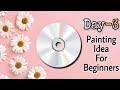 How to paint CD | 💿🍓 Painting ideas | painting for kids | पेंटिंग | CD Art | Painting for Beginners