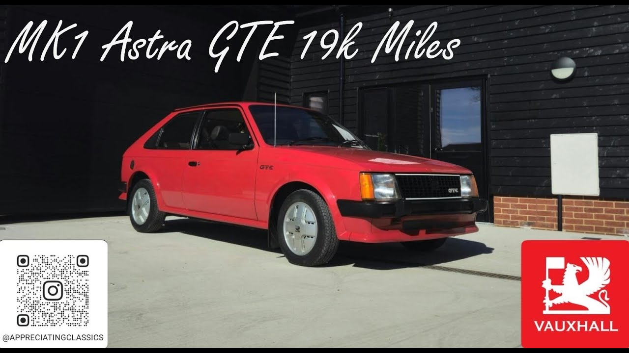 Mk1 Vauxhall Astra GTE with 19k Miles. 10 years in the making!