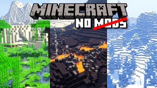 How To Get 50+ Amazing Biomes in Minecraft without Mods by PandAce 23,248 views 3 years ago 4 minutes, 19 seconds