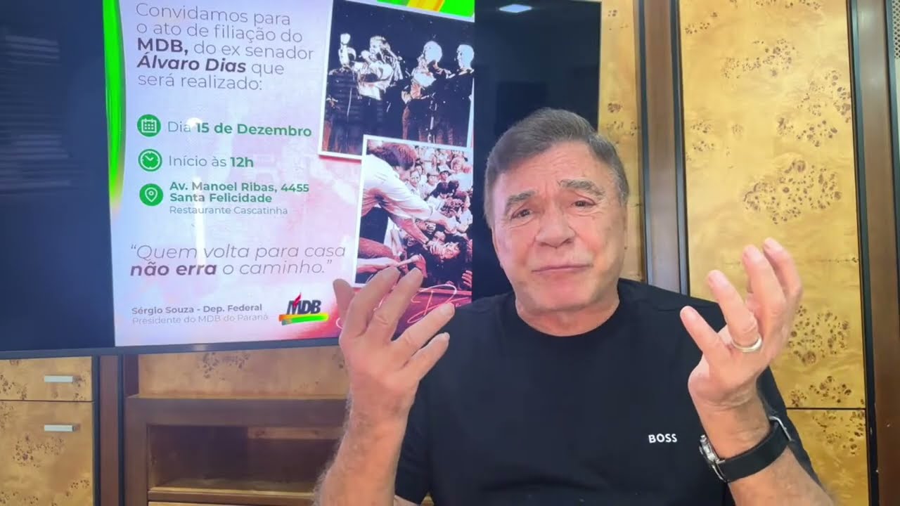 Milk News Tv 10-12-2025 EX-SENADOR ALVARO DIAS COMENTA A APROVAÇÃO DA DOSIMETRIA E O CAOS NA CÂMARA