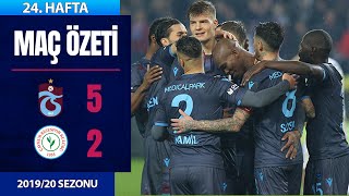 ÖZET: Trabzonspor 5-2 Ç.Rizespor | 24. Hafta - 2019/20