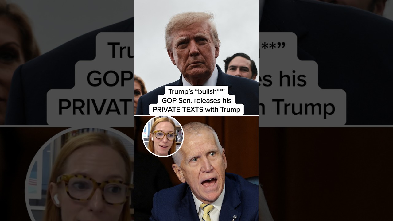 ⁣Trump's 'bullsh**': GOP Sen. releases his PRIVATE TEXTS with Trump