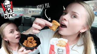 KFC has **NEW** Saucy Nuggets & Apple Pie Poppers | kentucky fried chicken | review | taste test