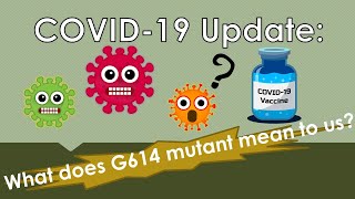 COVID 19 Update || What does G614 Mutant mean to us || What we know and don't know about D614G