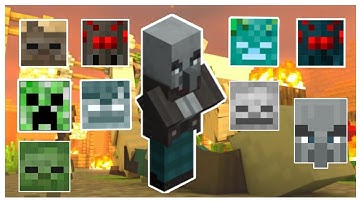 VINDICATOR VS ALL MOBS | MINECRAFT