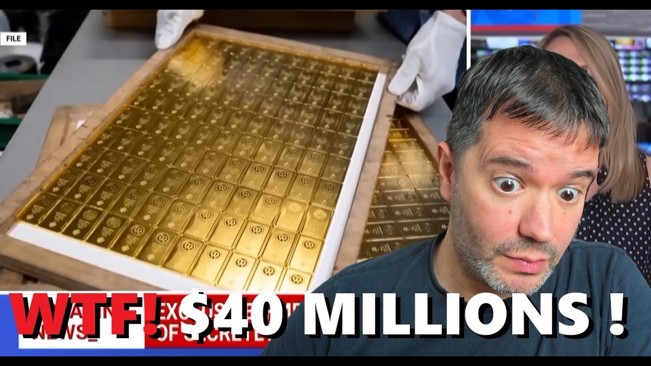 CIA Spy Steals $40M in GOLD Bars, Millions in cash and Rolex Watches