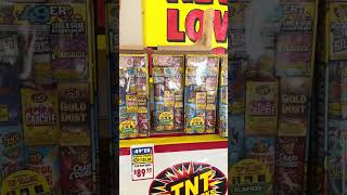 TNT Fireworks Tent Operator- Merchaindising