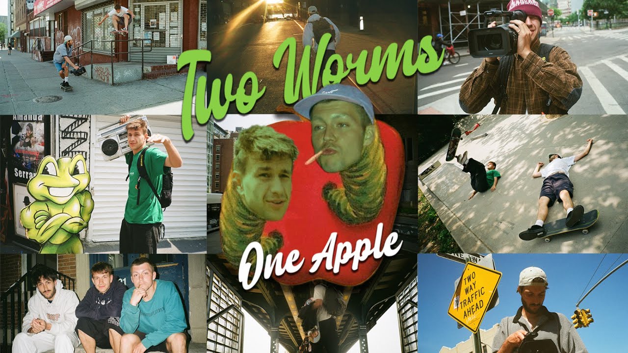 Two Worms One Apple