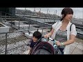汗ばむママと、ムスコたち。in 鉄道博物館