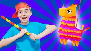 Pinata + Tickle girl &amp; more Sing Along Kids Songs #kidssongs