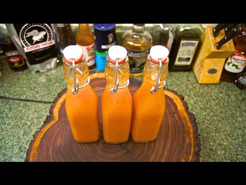 Hot Sauce Recipe ~ Fiery Mango Roasted Hot Pepper Sauce