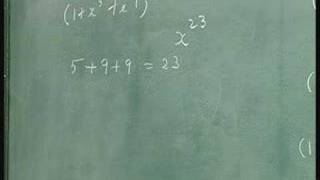 Lecture 30 - Generating Functions