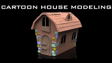 Maya For Beginners - Model a Cartoon House Tutorial - Introduction / Modeling Timelapse HD
