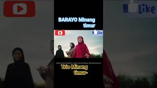 Barayo Minang timur  - Voc trio Minang timur - Juan Reza - Jacson zeran - silet open up -