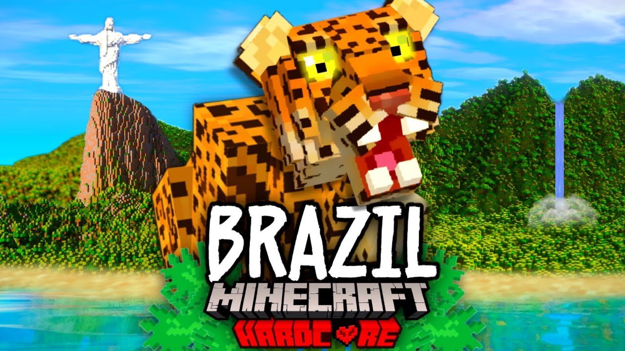 I Survived 100 Days in BRAZIL in Hardcore Minecraft!