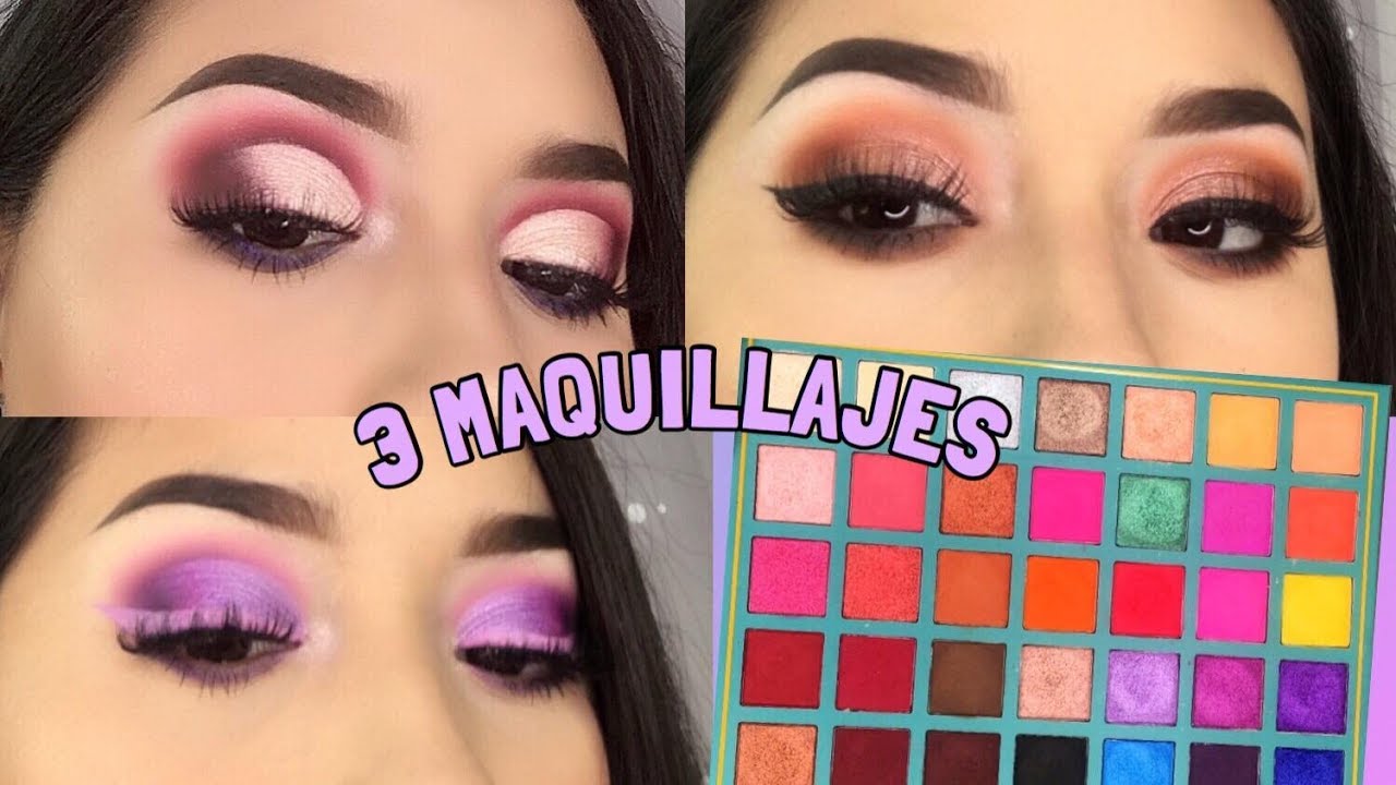 3 MAQUILLAJES con ANNA Beauty Creations 💜