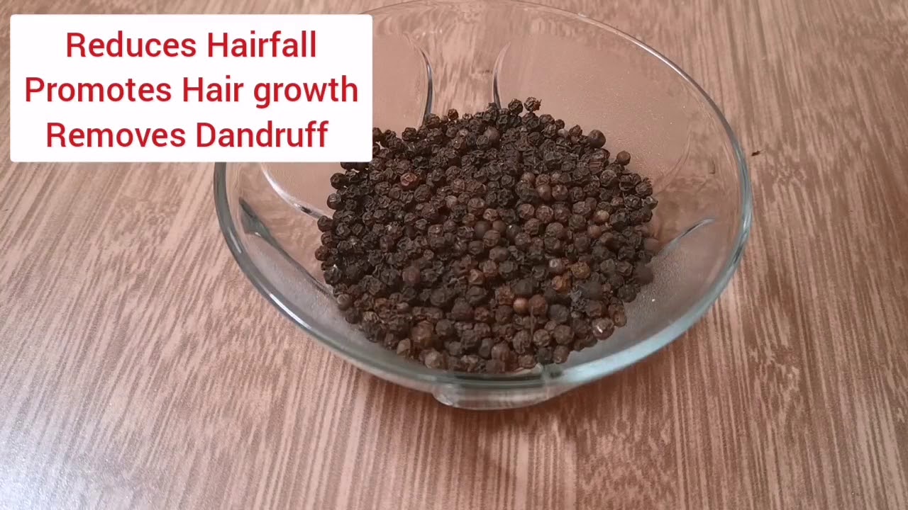 Black Pepper Hair Oil for Hair Growth Stop Hair Loss Hairfall Cures