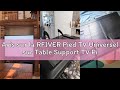 Avis sur la RFIVER Pied TV Universel sur Table Support TV Piédestal pour Téléviseurs à Ecran Plat 32