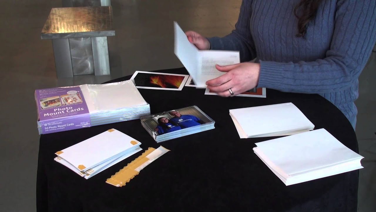 Making Photo Cards - YouTube