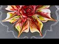 276 einfache kunstharz blumen  simple resin flowers 