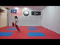 Zara habib haniya binti mohaizal infantil poom belt female teguh taekwondo club malaysia