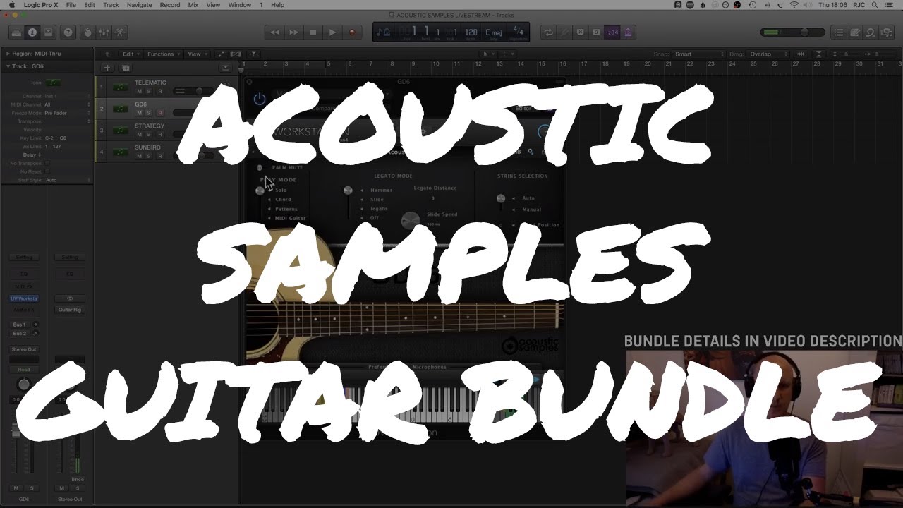 LIVESTREAM Acoustic Samples Guitar Bundle YouTube