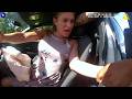 Entitled Driver Refuses to Leave Her Car After Crashing