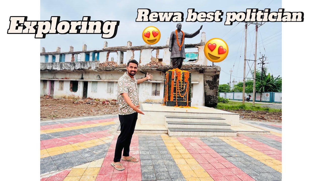 Exploring Rewa best politician statue 