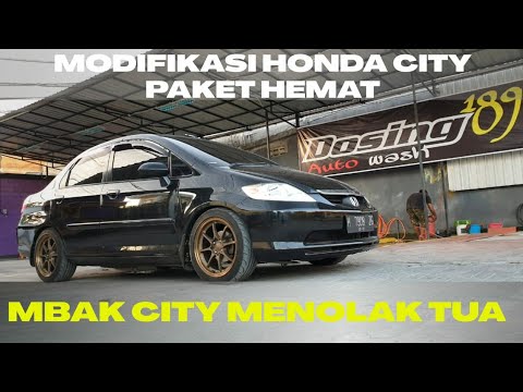 Modifikasi Honda City Ganti Velg Dan Ceper Untuk Mobil Harian Youtube