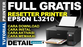 Full Gratis Resetter Printer Epson L3210 | Download Aktivasi Dan  Menjalankan Resetter Epson L3210