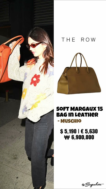 The Row - Soft Margaux 10 Bag in Leather - Muschio - One Size