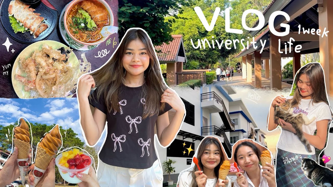 Vlog week at MFU | หนึ่งอาทิตย์ในมหาลัย เด็กนิติเรียนอะไรบ้าง 📓