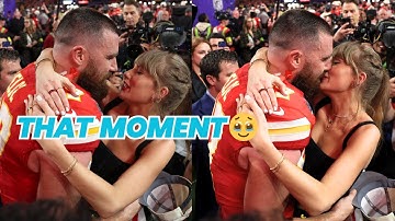 OMG!! Taylor Swift and Travis Kelce being SOULMATES for 2 minutes straight