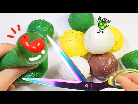 공룡알 말랑이 자르기✂🥚 Cut Water Stress Ball