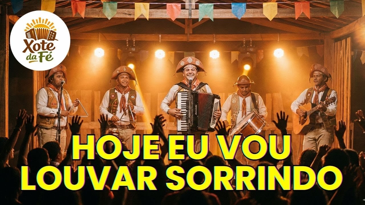 Xote Gospel  Hoje Eu Vou Louvar Sorrindo Alegria em Deus