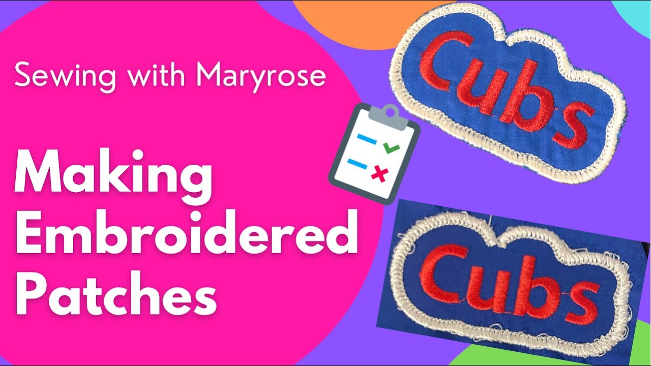 Making Patches Janome MB4 MB4S MB7 Merrowly sewingwithmaryrose