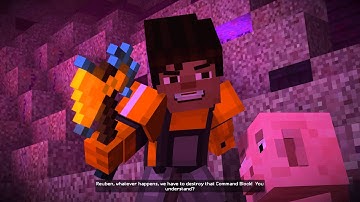 Minecraft: Story Mode Episode 4 A Block and a Hard Place - Part 5 60FPS PC FINAL HD Gameplay