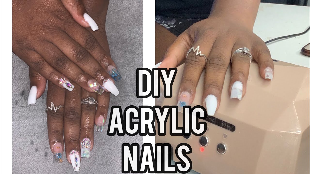 HOW TO: DIY ACRYLIC NAIL SET FAIL|Ari J. - YouTube