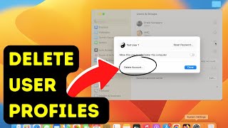 How to Delete User Account in Macbook Air/ Pro or iMac