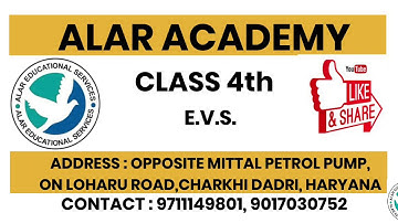 CLASS 4 | E.V.S. | CHAPTER 1 RELATIONSHIP IN A FAMILY| PART 2
