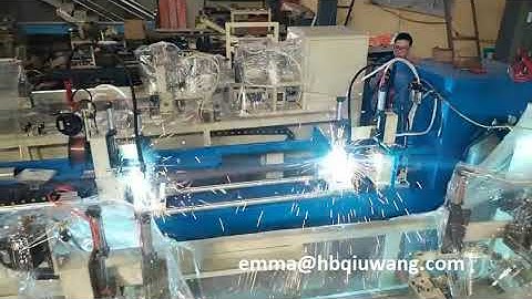 Automatic steel prop welding machine