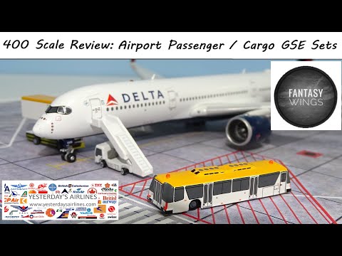 GSE Review: 400 Scale Airport Passenger & Cargo Sets