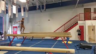 Sage Kellerman 2022-double tuck beam dismount