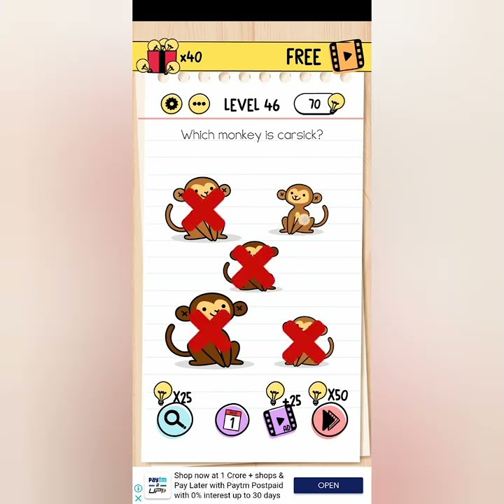 Brain Test 1 : Level = 46 - YouTube