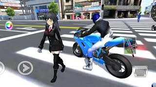 Bike Game play beautiful girl pass the zebra crossing Near the bike by xpro gaming 2.0 screenshot 5